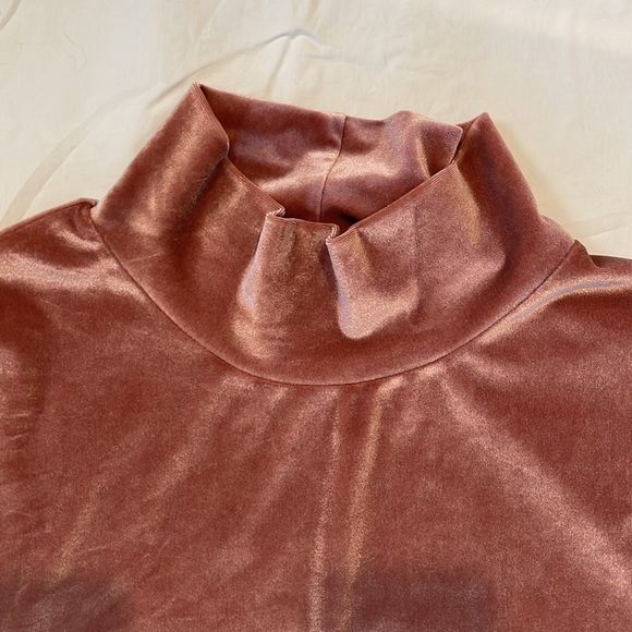 🇨🇦PAPER LABEL velour top - Picture 4 of 9